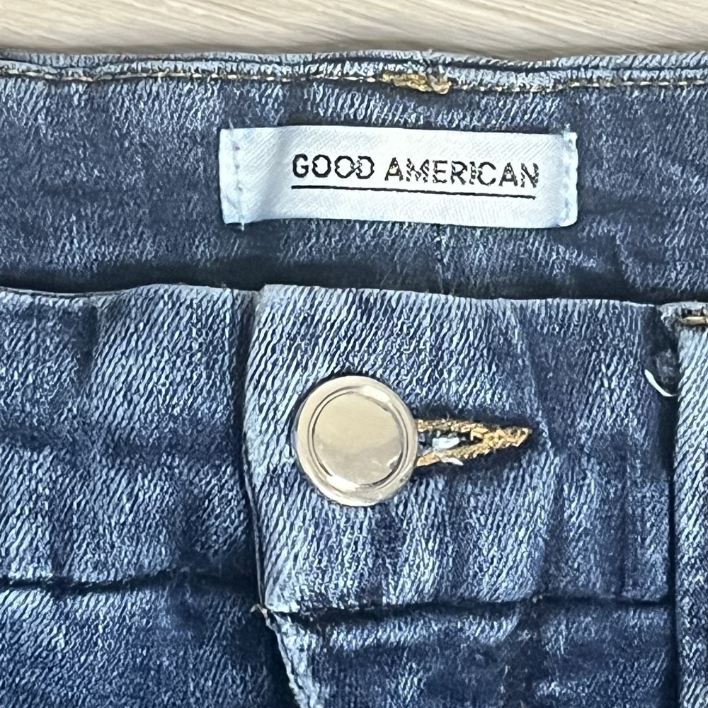 Good American Good Legs Jeans‎ Womens 12/31 Blue High Rise Skinny Stretch Denim - Picture 3 of 10